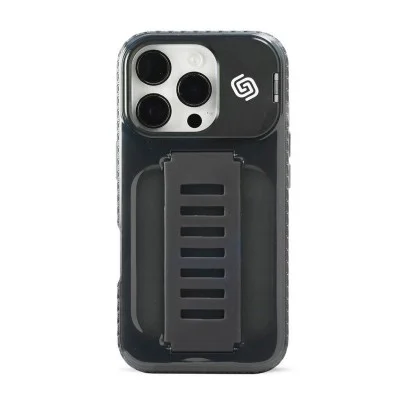 Cover Iphone 16 Pro Boost Case With Kickstand Grip2U (Smoky)